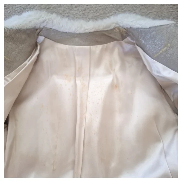 Vintage 60s 70s Penny Lane Faux Fur Winter Coat - Picture 8 of 11